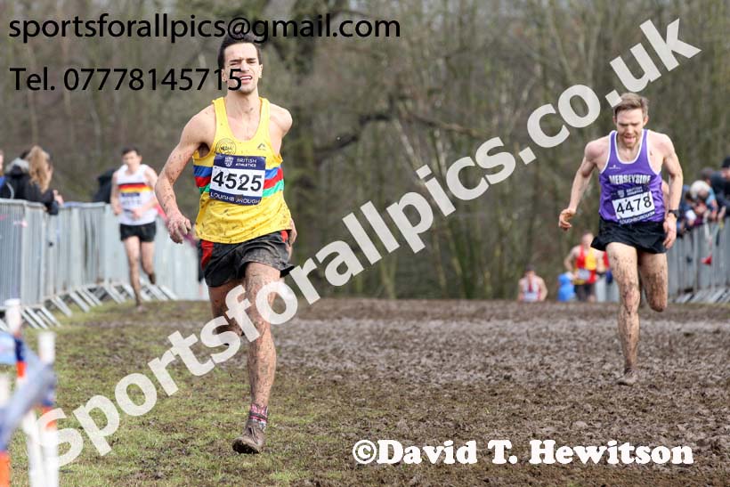 Senior mens 2018 British Inter Counties Cross Country Champs., Prestwold Hall, Loughborough. Photo: David T. Hewitson/Sports for All Pics
